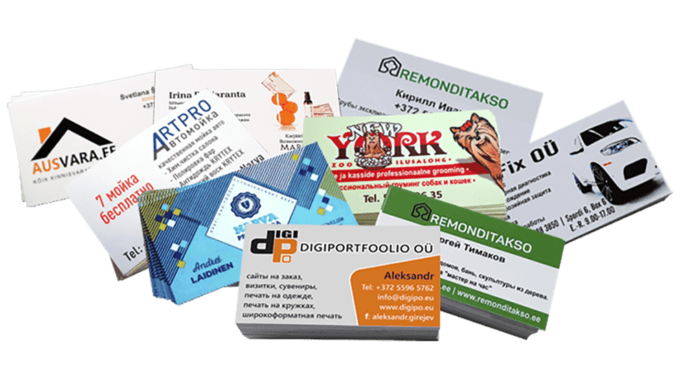 Печать визиток в Нарве